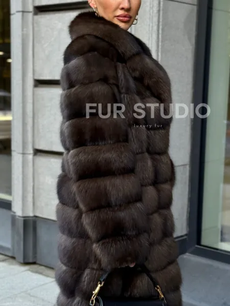 Шуба из соболиного меха - фото 3