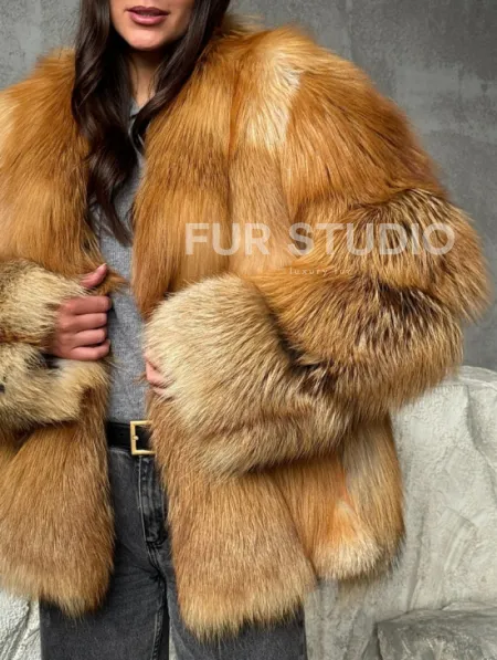 Шуба из лисы - фото 2