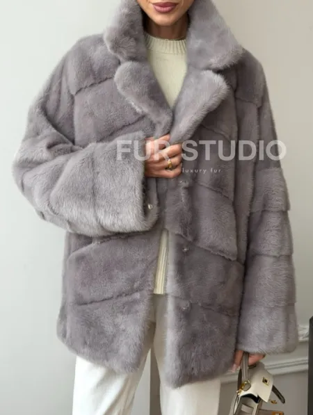 Полушубок норковый - фото 2