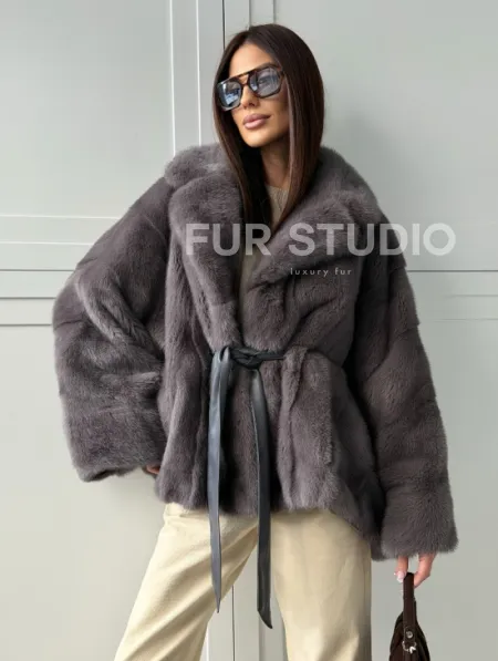 Автоледи норковая, модель -  «Летучая мышь» - фото 9