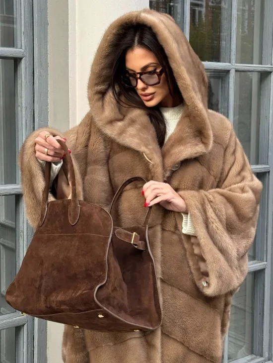 Норковая шуба из аукционной норки -  style 