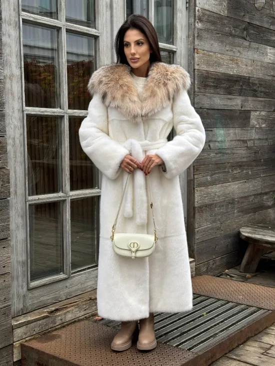 Шуба Халат из норки 