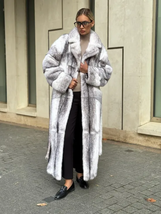 Норковая шуба - крестовка - фото 3