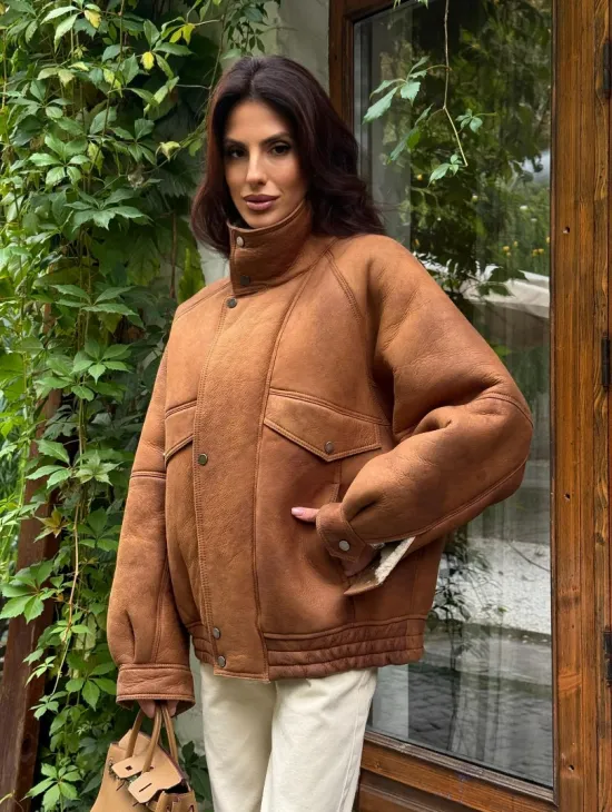 Дубленка женская 2026 - фото 8