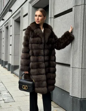 Шуба из соболиного меха - фото 15