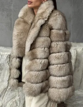 Шуба из песца - фото 4