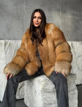 Шуба из лисы - фото 9