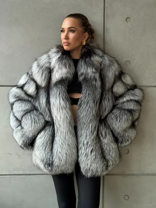 Шуба из чернобурки - фото 8