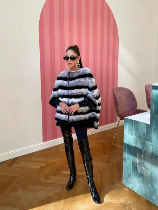 Куртка из меха орилаг под шиншиллу - фото 5