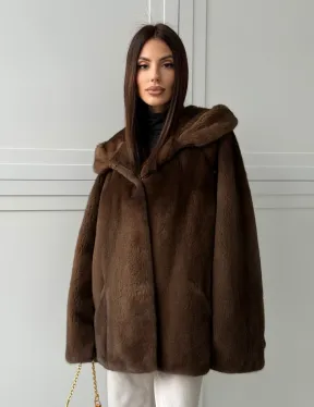 Автоледи с капюшоном из норки KOPENHAGEN FUR - фото 14