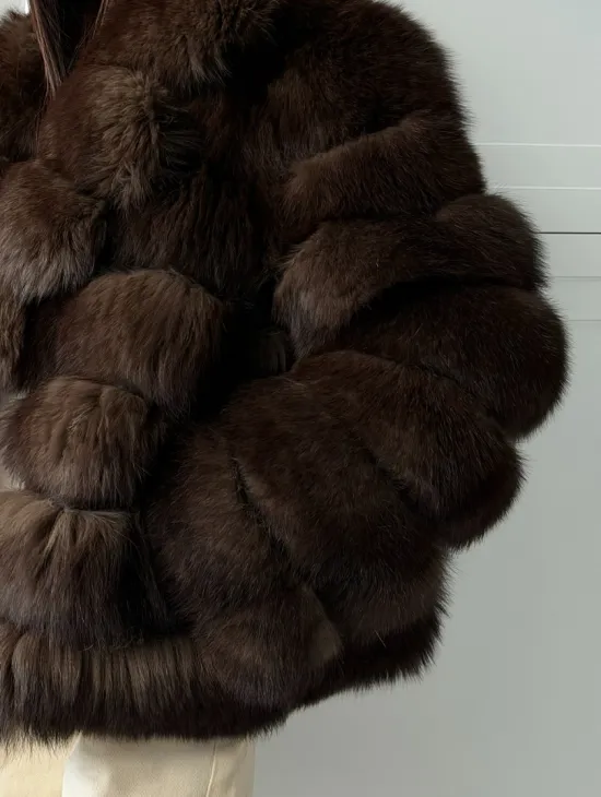 Полушубок из песца 