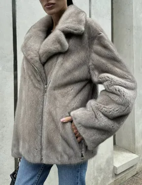 Шуба - косуха из меха норки - фото 3